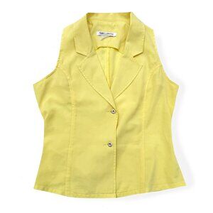 Vintage Topwin, Yellow Sleeveless Shirt